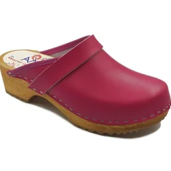 AM-Toffeln Swedish Style Clogs in Fuchsia (100)