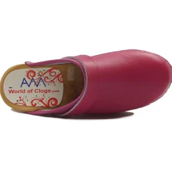 AM-Toffeln Swedish Style Clogs in Fuchsia (100)