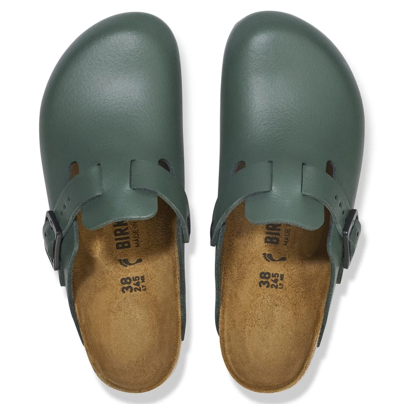 Birkenstock Boston PRO Natural Leather in Thyme (1026081)
