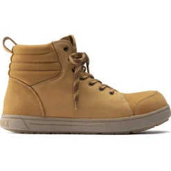 Birkenstock QS 700 PRO Safety Nubuck Leather in Camel (1020848)