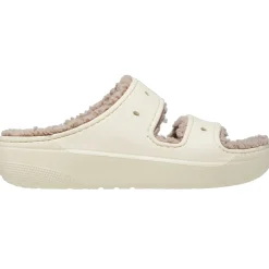 Crocs Classic Cozzzy Sandal (207446) - Bone/Mushroom