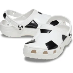 Crocs Classic Football Soccer Kids Clog (210157) - White/Black