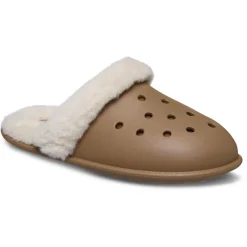 Crocs Classic Fuzz Scuff Slipper (212143) - Sepia