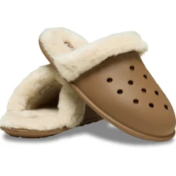 Crocs Classic Fuzz Scuff Slipper (212143) - Sepia