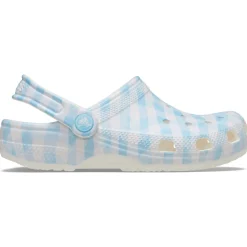Crocs Classic Gingham Clog (211006) - White/Blue
