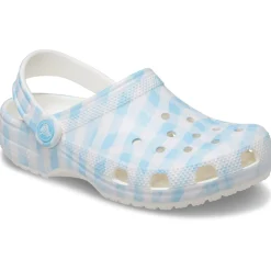 Crocs Classic Gingham Clog (211006) - White/Blue