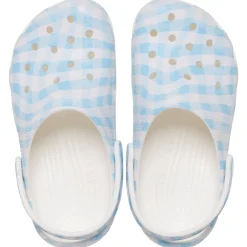 Crocs Classic Gingham Clog (211006) - White/Blue