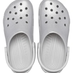Crocs Classic Glitter Clogs (205942) - Silver Glitter