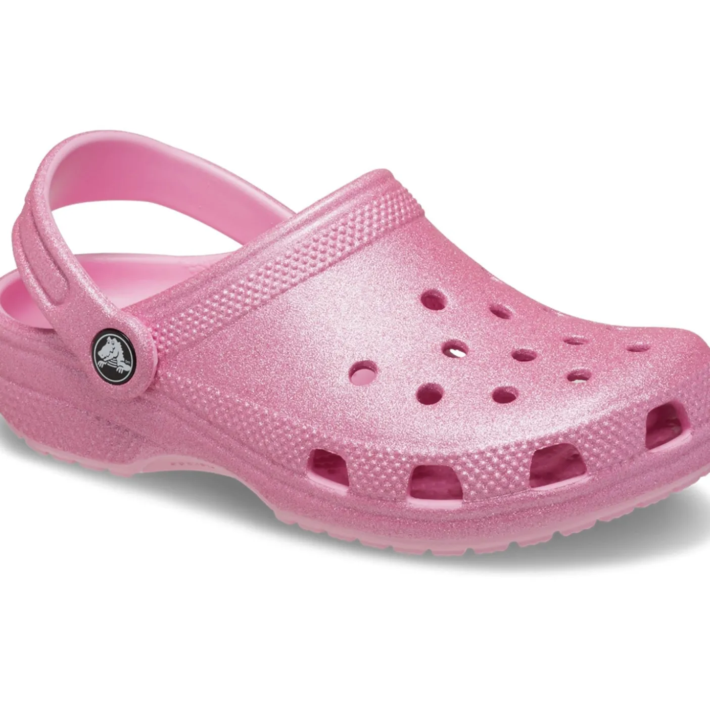 Crocs Classic Glitter Kids Clogs (206993) - Pink Tweed