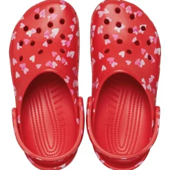 Crocs Classic Hearts Clog (209682) - Cherry Red