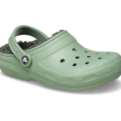 Crocs Classic Lined Clog (203591) - Moss/Multi