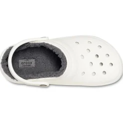Crocs Classic Lined Clog (203591) - White/Grey