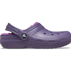 Crocs Classic Lined Kids Clogs (207010) - Nightshade