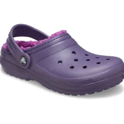 Crocs Classic Lined Kids Clogs (207010) - Nightshade