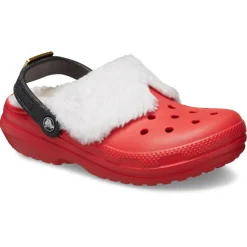 Crocs Classic Lined Santa Clog (210933) - Varsity Red/Multi