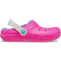 Crocs Classic Lined Toddlers Clogs (207009) - Pink Crush/Multi