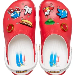 Crocs Sonic the Hedgehog Classic Kids Clogs (208642) - Red