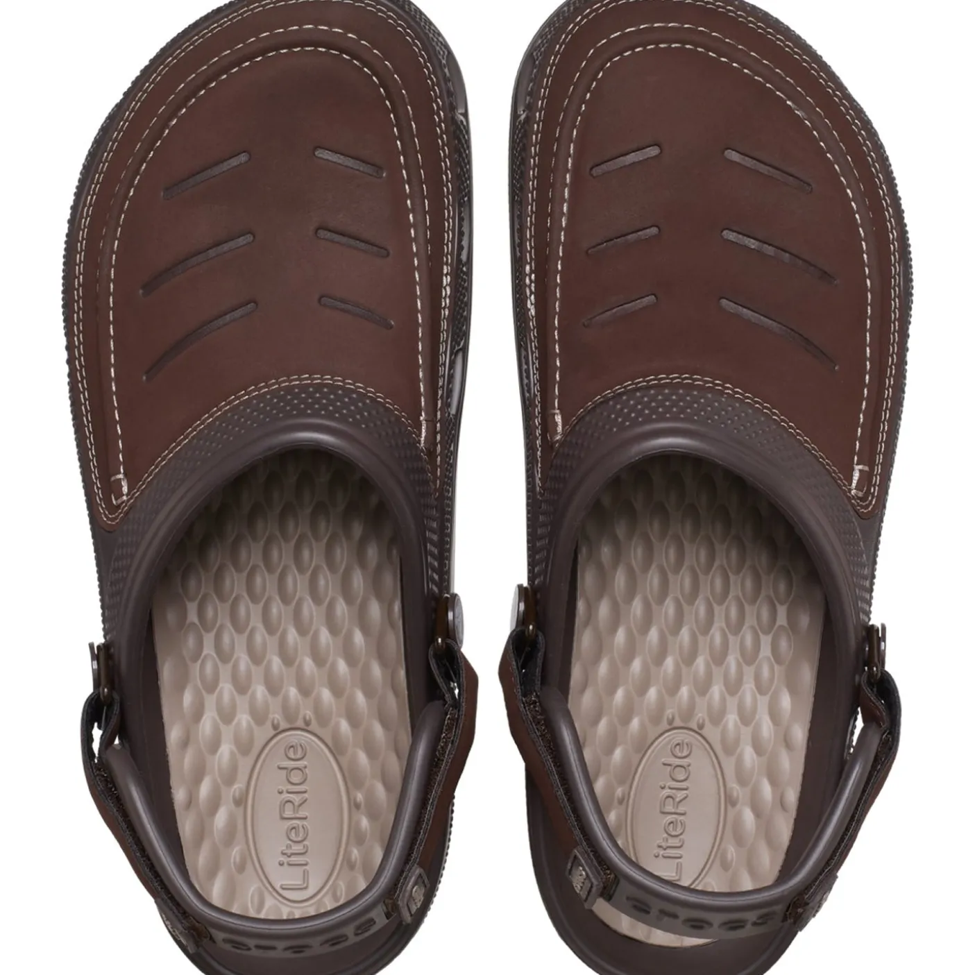 Crocs Yukon Vista II Literide Clog Men (207689) - Espresso/Mushroom