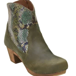Sanita Baska Snakeskin Clog Boots (473291)