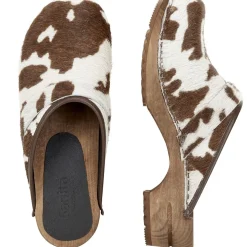 Sanita Brown Cow Danish Clogs (1706199)