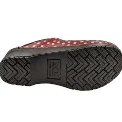 Sanita Fenja Spotty Flexible Clogs in Red (457048)