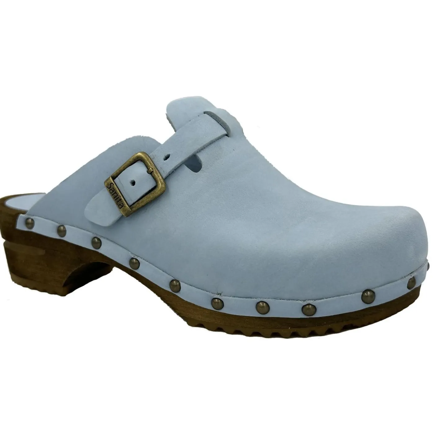 Sanita Kristel Traditional Clogs in Sky Blue (455205)