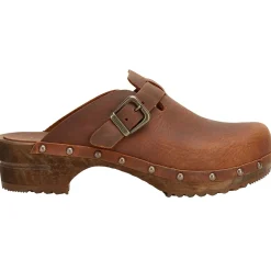 Sanita Kristel Traditional Clogs in Chestnut (455205)