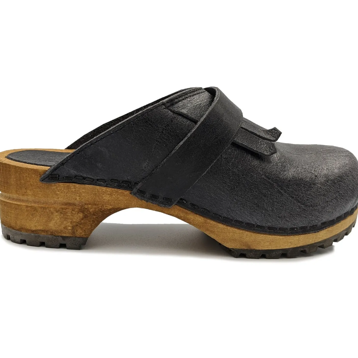Sanita Larna Vintage Clogs in Black (450390)