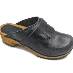 Sanita Larna Vintage Clogs in Black (450390)