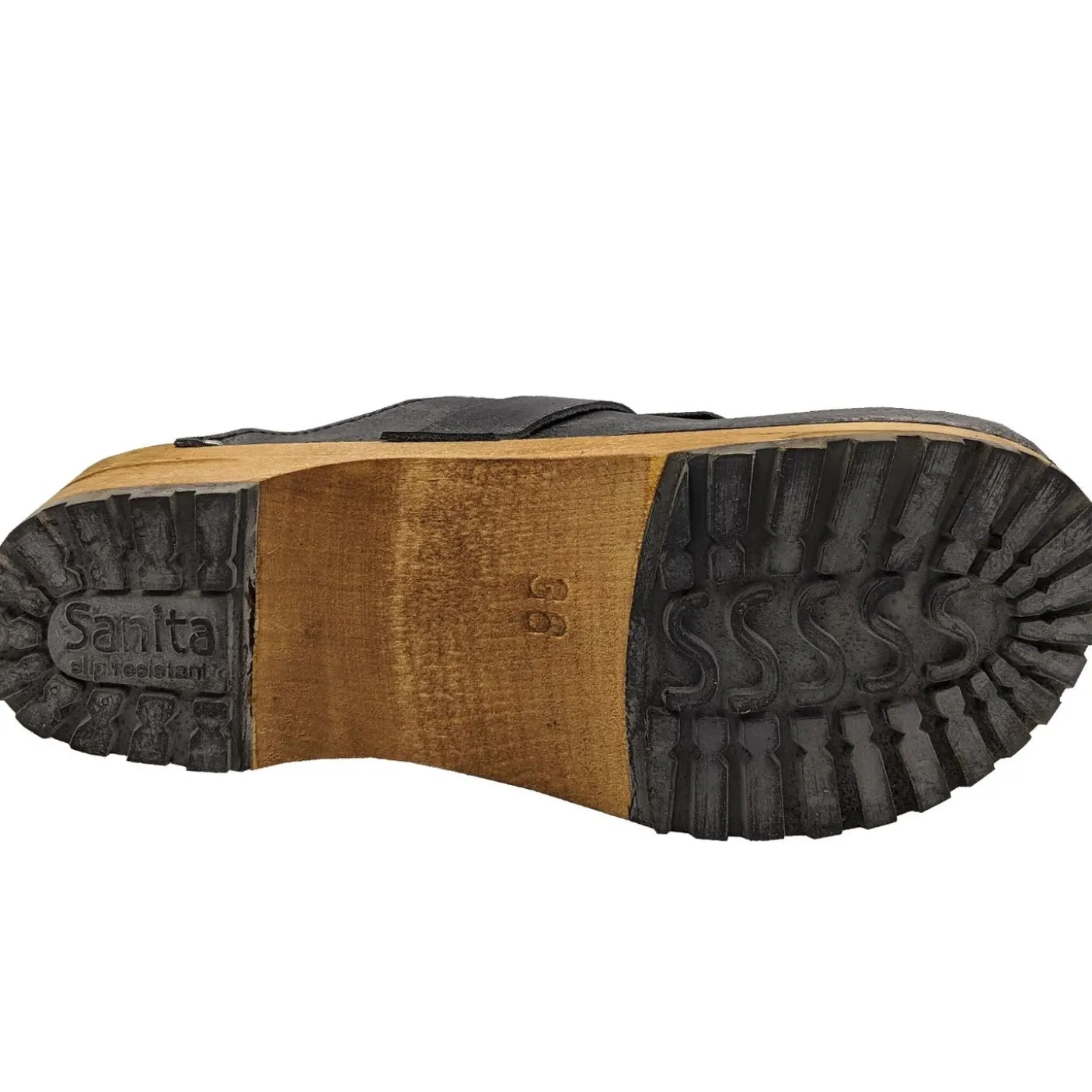 Sanita Larna Vintage Clogs in Black (450390)