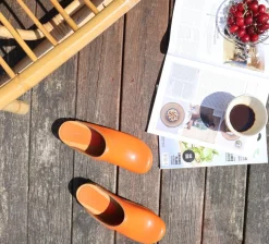 Sanita Lotte Wooden Clogs in Orange (470009)