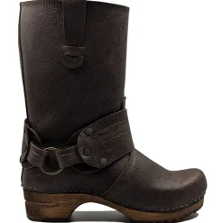 Sanita Mohawk Danish Clog Boots in Antique Brown (452203)