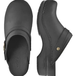 Sanita Morse Oiled Danish Clogs in Black (1200038)