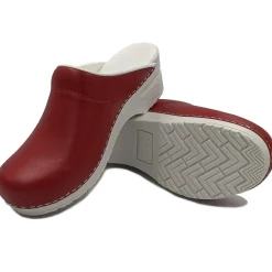 Sanita Nurse Pastel Working Clogs in Red (101510314)