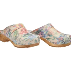 Sanita Vegu Vegan Wooden Clogs in Beige (476909)