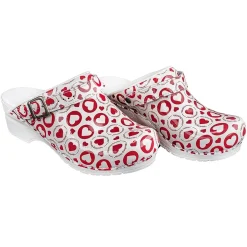 Sanita Working Heroes Heart Print Clogs (101520038)