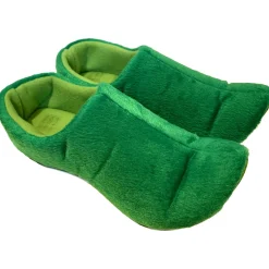 World of Clogs Dutch Clog Slippers in Elf Green
